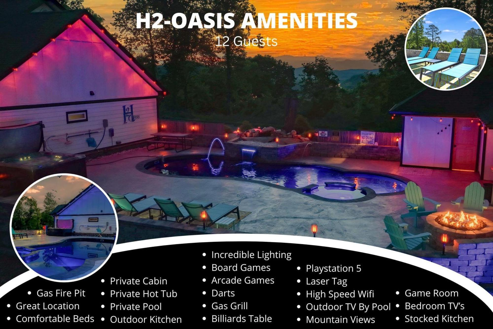 세비어빌 H2Oasis Incredible Pool Retreat With Mountains Views! 빌라 외부 사진